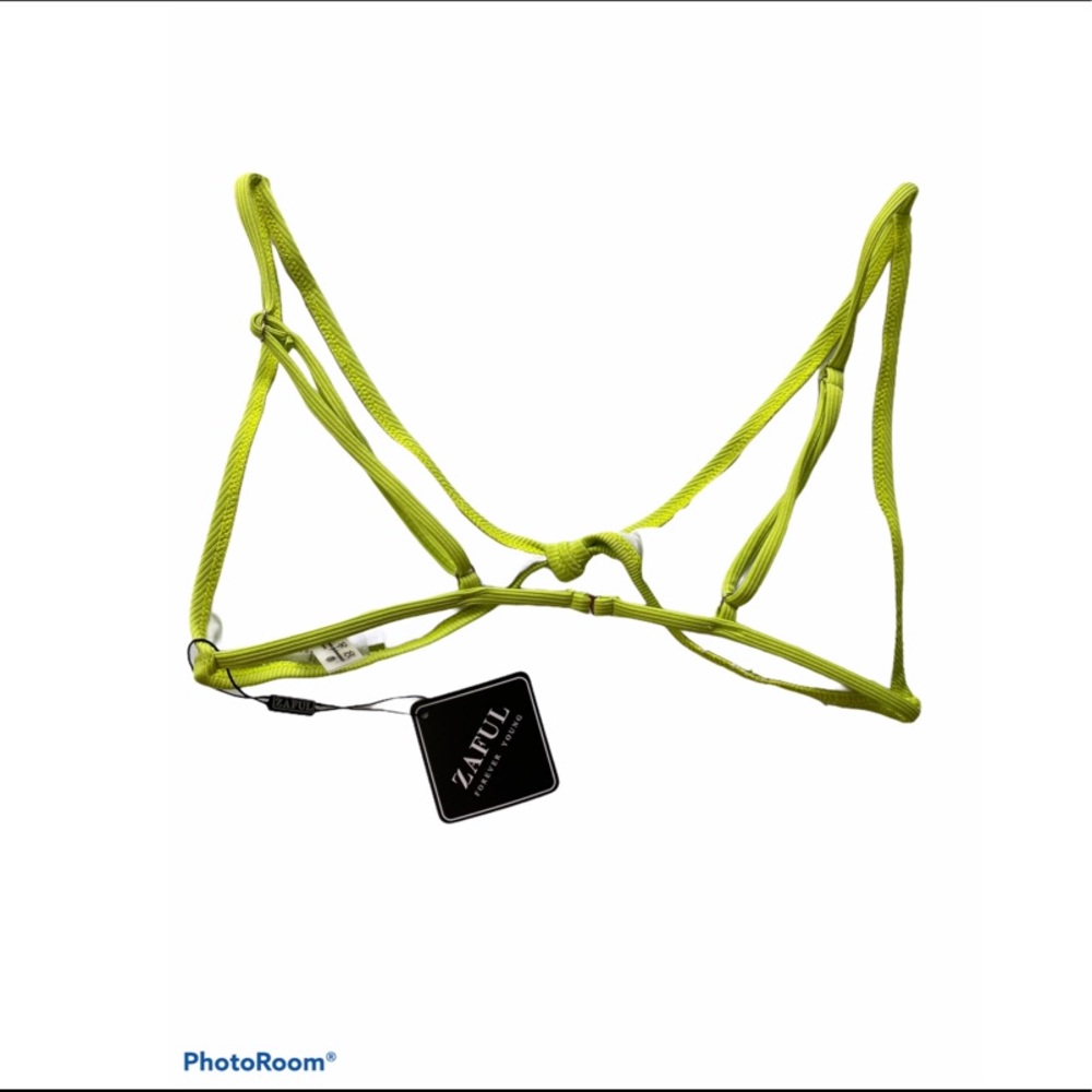 NWT Zaful Knotted Swim Top Size M - Picture 5 of 8